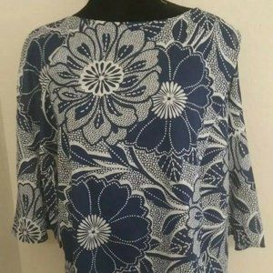 Blue bell sleeve top New Small